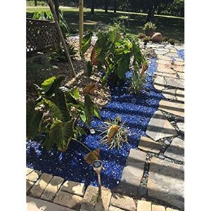 Margo Garden Products 1/2" 20lbs Dragon Glass, Blue