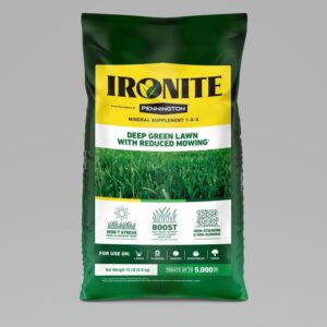 central garden & pet co pennington ironite all-purpose 1-0-1 lawn & garden fertilizer 5000 sq. ft. for all grasses – total qty: 1