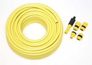 onestopdiy 100m anti – kink professional garden hosepipe braded with a set of fittings