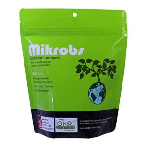 mikrobs – microbial superpack for living soil. revitalize plants (8 oz)