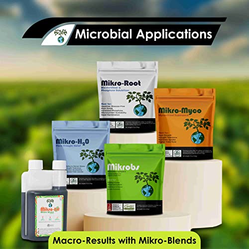 Mikrobs - Microbial Superpack for Living Soil. Revitalize Plants (8 Oz)