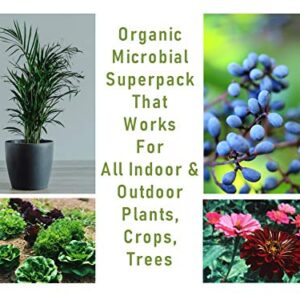 Mikrobs - Microbial Superpack for Living Soil. Revitalize Plants (8 Oz)