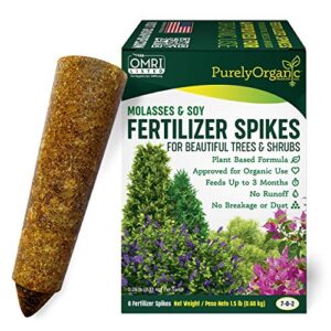 purely organic products purely organic tree & shrub fertilizer plant food spikes (box of 6 spikes)