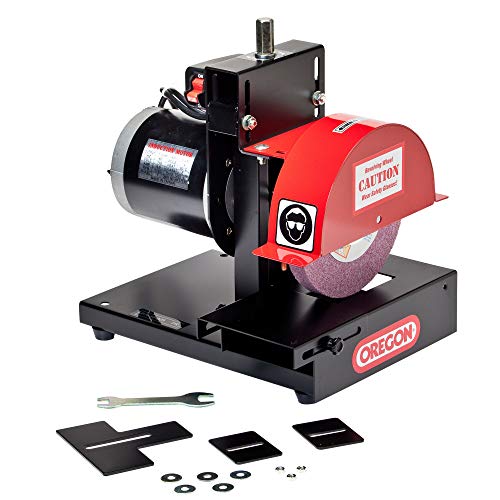 Oregon Economy Lawn Mower Blade Sharpener and Grinder, 1/3 HP 88-025, 1750 RPM Motor, Single Direction