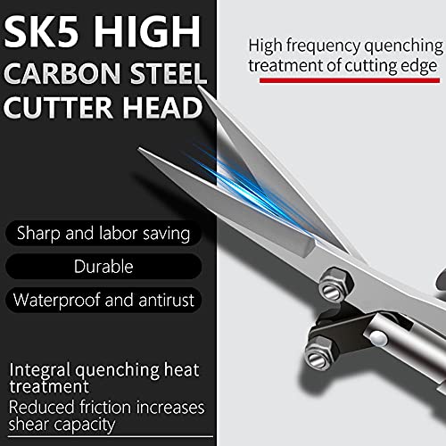 HLIGHT Portable Pointed Fruit Shears Picking Fruit Shears Cut Bud Pepper Pruning Gardening Cutter Household Garden Utility Tools,Blue