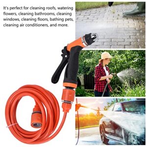 Electric Water High Pressure Washer, Car Washer 5.5LMin 12V 72W G1/2 Male Thread Plastic Self-Priming for Garden