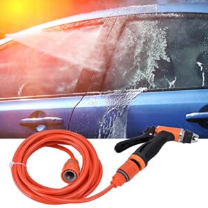 Electric Water High Pressure Washer, Car Washer 5.5LMin 12V 72W G1/2 Male Thread Plastic Self-Priming for Garden