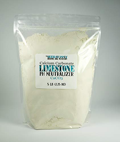 5 Pounds Calcium Carbonate Limestone Powder by The Seed Supply - Rock Dust - Great Soil Amendment and Fertilizer