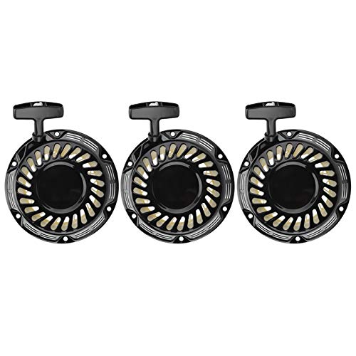 Eujgoov 3Pcs Recoil Pull Starter Start Plate Replacement for Garden Equipment Generator 168