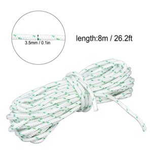 TOPINCN Recoil Starter Rope Nylon Garden Chainsaw Starter Pull Cord Wear Resistant for Lawn Mower 3.5MM Garden Tool Replacement Accessories(8 Meters)