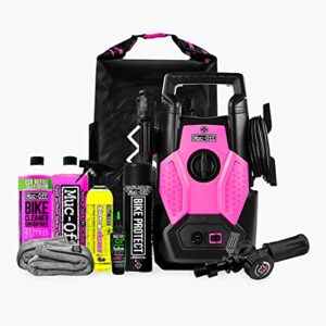 muc-off bicycle pressure washer bundle – the world’s first bike and motorcycle-specific pressure washer – safe on all parts and sensitive bearings