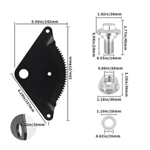 Slother Steering Sector Pinion Gear Rebuild Kit Replacement for Husqvarna Craftsman Ayp Dixon 532194732 194732 Garden Tractor Lawnmower