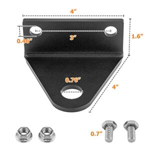 XJMOTO Universal Zero Turn Mower Trailer Tow Hitch 3" Mount Compatible with Cub Cadet RZT 42 50 54 2012 and Older