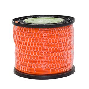 turfson commercial round .155-inch string trimmer line in spool 3-pound , orange