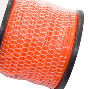 Turfson Commercial Round .155-Inch String Trimmer Line in Spool 3-Pound , Orange