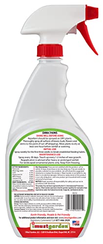 I Must Garden Deer Repellent Special [32oz Concentrate + 32oz Ready-to-Use Spray] - Natural Mint Scent