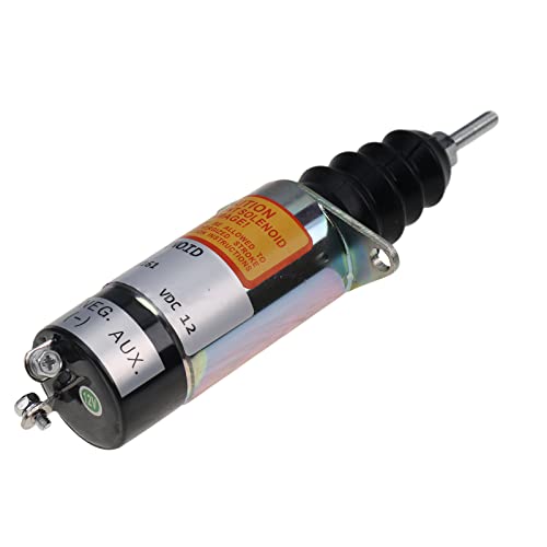 ‎zt truck parts 12V Shutoff Stop Solenoid Valve AM108772 for John Deere 430 Lawn and Garden Tractors