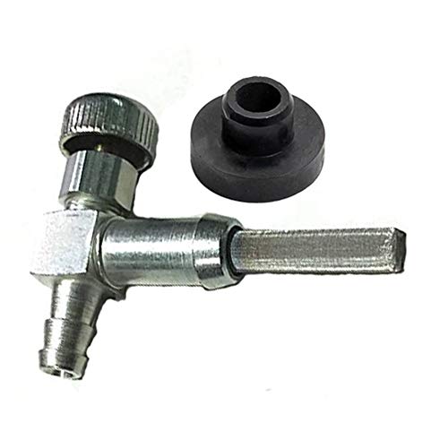 Fuel gas tank Grommet and Shut off valve for Generators Craftsman Coleman Generac 33/64" Fuel Tank Hole