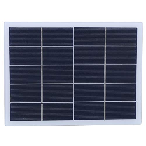 VGEBY Solar Panel, 3W 5V Paneles Solares Polycrystalline Silicon Solar Panel DC Output Charger Battery Outdoor Garden Light