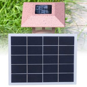 VGEBY Solar Panel, 3W 5V Paneles Solares Polycrystalline Silicon Solar Panel DC Output Charger Battery Outdoor Garden Light