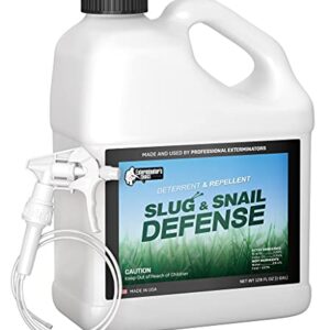Exterminators Choice Slug and Snail Spray | 1 Gallon | Repels Most Common Types of Slugs and Snails | Natural, Non-Toxic Formula | Quick, Easy Pest Control | Safe Around Kids & Pets