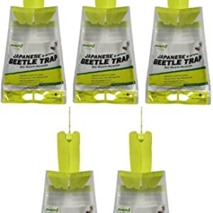 Rescue JBTZ-DB12 One Season Reusable Japanese & Oriental Beetle Traps - Quantity 5