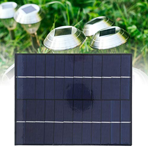 SPYMINNPOO 5.5W 12V Solar Panel, Polycrystalline Silicon Solar Board 5521DC Output for Patio Lawn Garden Outdoor Use Sportinggoods Other Mountaineering Camping Supplies