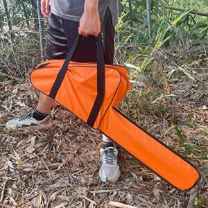 Shine123 Chainsaw Bag Carrying Case Fits 18" Saw - 600D Heavy Duty Chainsaw Protect Garden Anti-Scratched Tool from Dust & Scratched