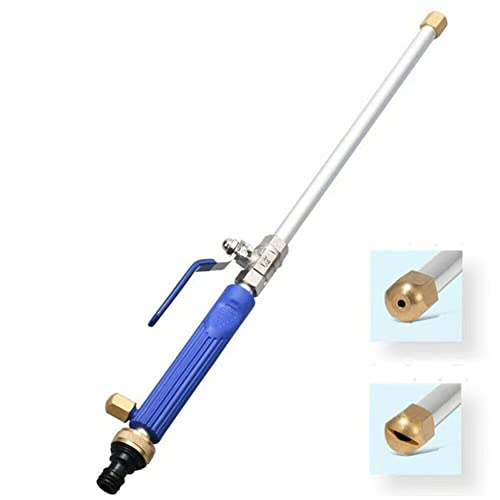 High Pressure Rust Washer Spray Nozzle for Connecting All 3/4" Standard Garden Hoses, Plus Standard 1" Hose Fittings for Other Sizes