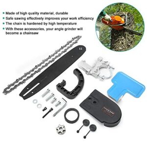 11.5 Inch Chainsaw Converter Adapter Set Chain Saw Angle Grinder to Chain Saw Garden Woodworking Tool