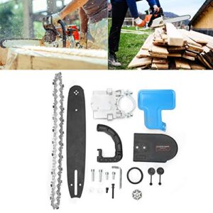 11.5 Inch Chainsaw Converter Adapter Set Chain Saw Angle Grinder to Chain Saw Garden Woodworking Tool