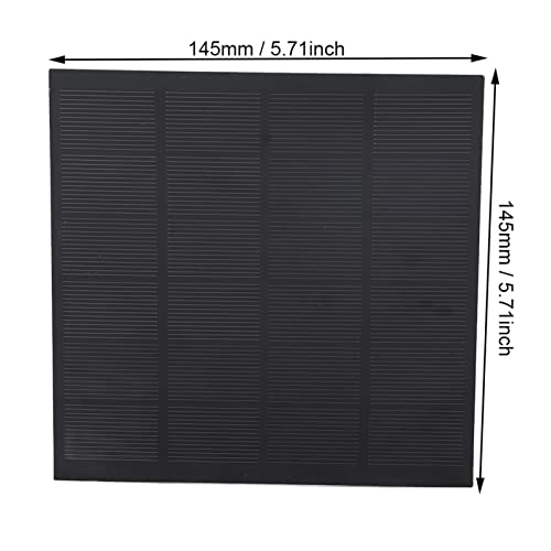 Ftory Silicon Solar Charger Panel,Portable 3W 6V Polycrystalline Solar Panel Outdoor for Solar Garden Lighting