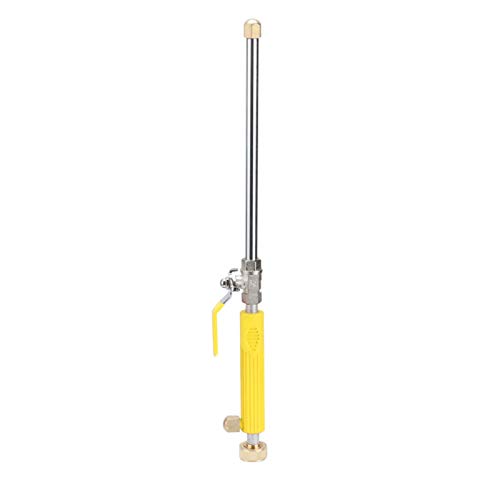 Washer Spray Head, Spray Rod, with Switch Valve Washer Nozzle, Long Distance Car Cleaning Tool for Garden Irrigation(Yellow)