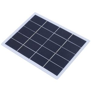 solar panel, 3w 5v polycrystalline silicon solar panel dc output charger battery outdoor garden light
