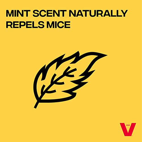 Victor M805 Scent-Away Natural Rodent Repeller – Peppermint Oil Mouse and Rat Repellent – 5 High-Strength Rodent Repelling Sachets Included