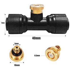 KUWAN 15 Packs Brass Misting Nozzles for Garden Outdoor Patio Home (1)