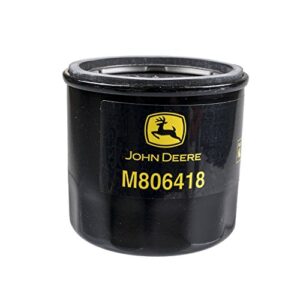 m806418 john deere oil filter 1023e, 1025r, 1026r, 2210, 4010,755, hpx-diesel gator,455 lawn mower, x495, x740, x748, and 1435 front mower
