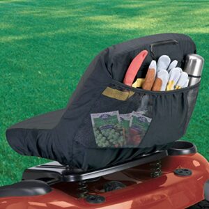 Classic Accessories Deluxe Riding Lawn Mower Seat Cover, Medium