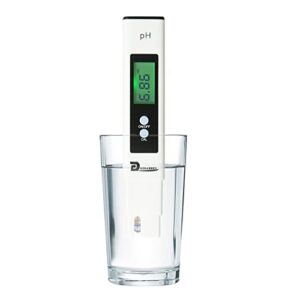 pH Meter,Accurate and calibrated pH Tester for Hydroponic System,Pools, Koi Ponds, Drinking Water, Wine/Beer Brewing, Hot Tub, Spa, Aquarium