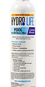 Hydro Life 52804 Pool Pre-Fill Water Filter with Calcium Blocker, White