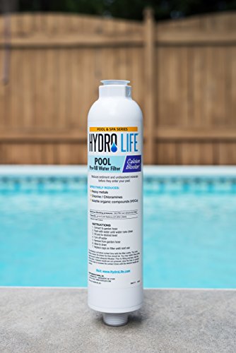 Hydro Life 52804 Pool Pre-Fill Water Filter with Calcium Blocker, White