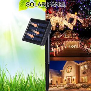 Solar String Lights,2-Pack Each 240 Solar Led String Lights,78 Ft Ultra Long Solar Christmas Lights Waterproof Copper Wire 8 Modes Flexible Fairy Light for Trees Garden Decorations Outdoor Warm White