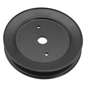 q&p garden tractor spindle pulley replaces 129861, 153535,173436, 177865, 532173436 177865, 532173436, 532 12 98-61, 532 17 34-36, 532153535 fits 42″ deck models