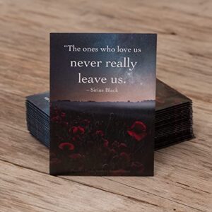 Bentley Seed Co. Remembrance - The Ones Who Love Us Never Really Leave Us - Seed Favor Packets - Gardening Gifts - Poppy Seeds for Planting - Garden or Indoor Plant Flowers - Growing Plants in Memory