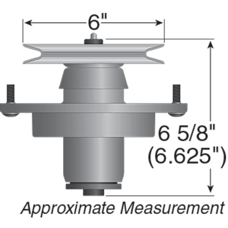 LAWN & GARDEN AMC 3 Spindle Assembles Compatible with John Deere Spindles TCA13807, TCA25832, TCU39485, AM141457, AM124339