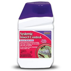 bonide systemic insect control, 16 oz concentrate long lasting insecticide for outdoor gardening, makes 16 gallons