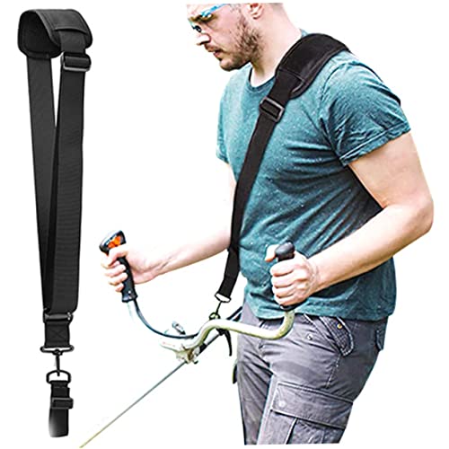 CLISPEED Garden Grass Patio Universal Carrying Eater for Adjustable Strap Replacement Polyester Brush Weeder Shoulder Blower Belt Trimmer Nylon Leaf Lawn Cutter Mower Harness