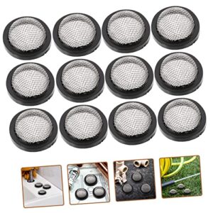 HANABASS Water Hose Sprayer Nozzle 60 pcs Gasket with Inlet Gaskets Hose Washer Rubber Filter Screen Washers Parts Stainless Re Kit Head Steel Water Connector Garden Shower Strainer Hose Connectors