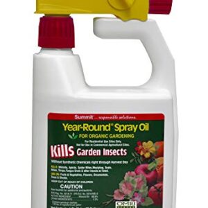 Summit 121-12 Year-Round Spray Oil for Garden Insects Ready-to-Spray, 1-Quart