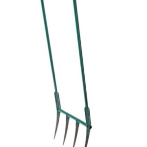 Meadow Creature's All Steel Broadfork: The Peoples Broadfork ,12 tines Green BF-12 BF-12